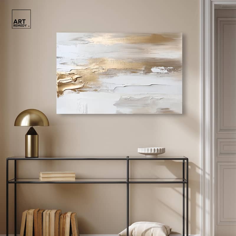 Soothing Waves Canvas by Art Remedy, Gallery Wrapped