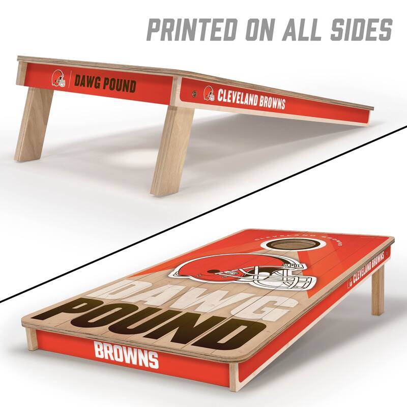 Cleveland Browns NFL 2x4 Professional Cornhole Board Set