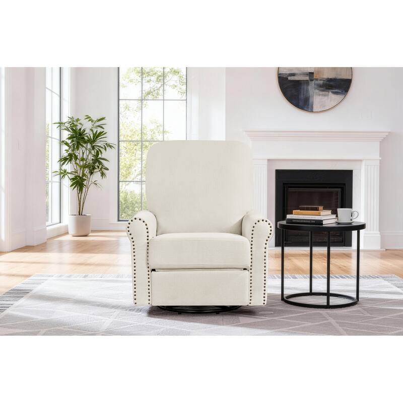 Heido 360 Degree Swivel Glider Manual Recliner Leisure Sofa Chair