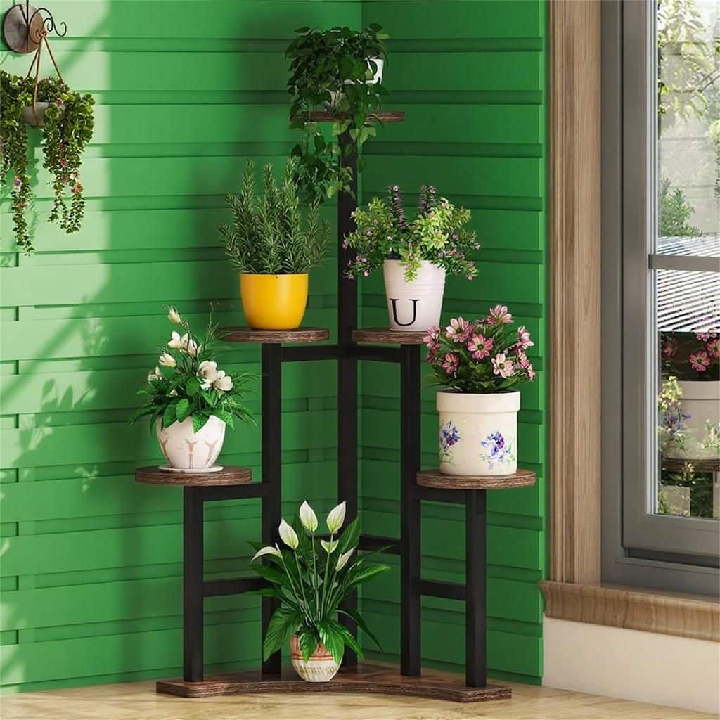6 Potted Flower Shelf