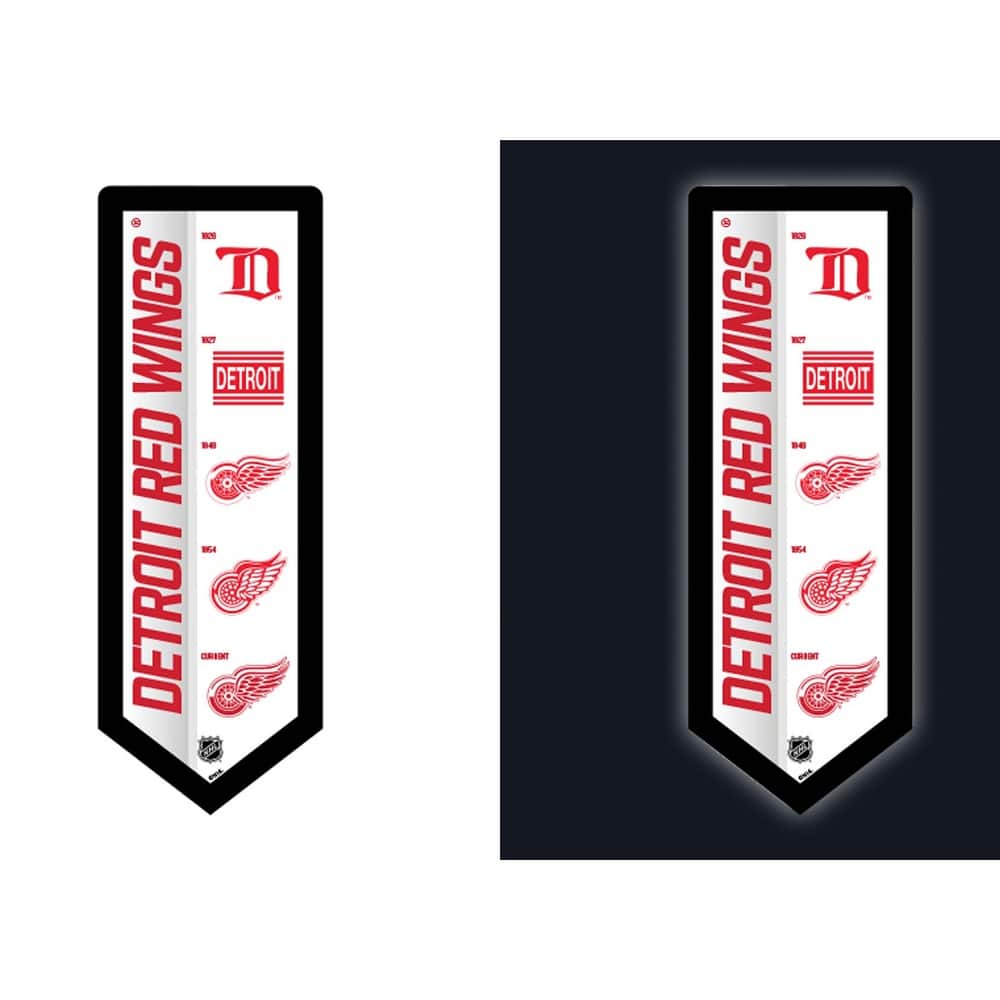 Detroit Red Wings LED Lighted Sign