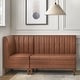 preview thumbnail 4 of 19, Lifestorey Kerrington 2-Piece Channel Back Upholstered Bench Set