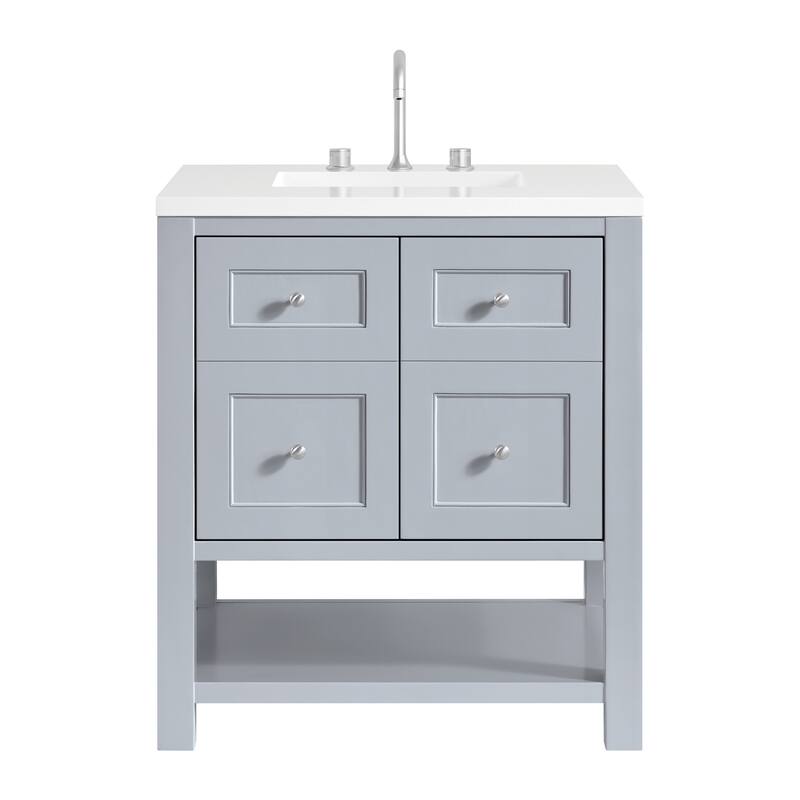 James Martin Vanities 330-V30-3WZ Breckenridge 30" Free Standing - Serenity Blue - Painted