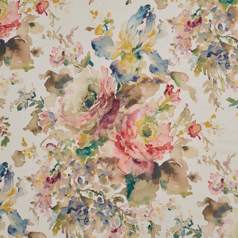 HiEnd Accents Jardin Lyocell Watercolor Floral Chic Casual 3 Piece Duvet Cover Set