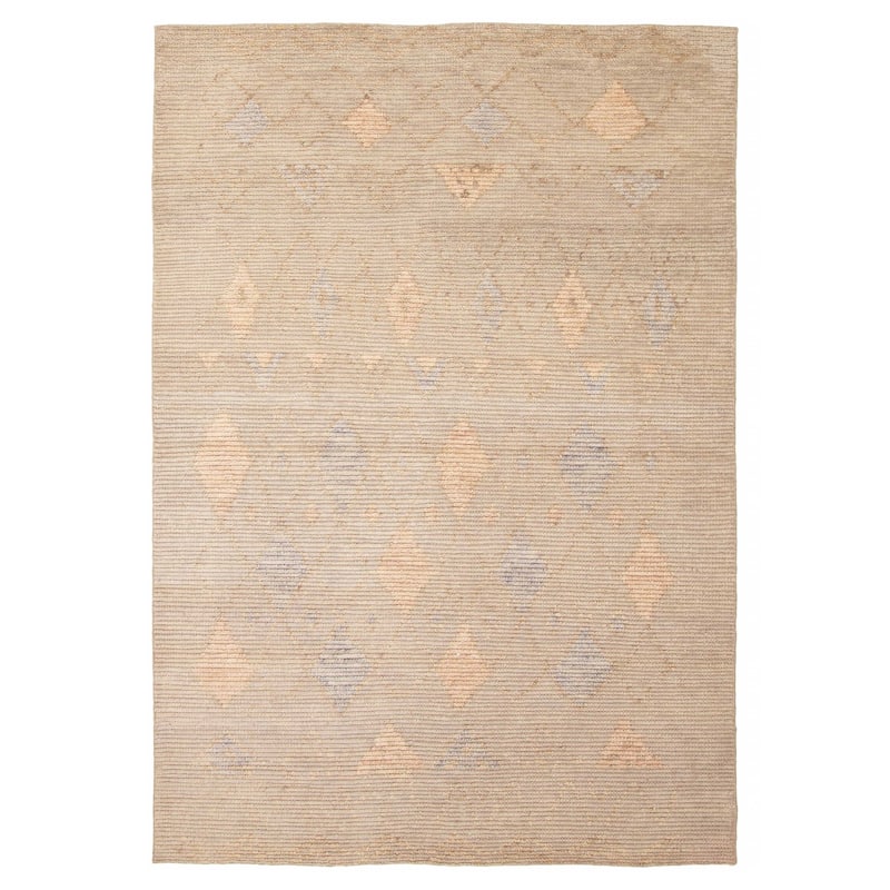 ECARPETGALLERY Hand-knotted Tangier Khaki Wool Rug - 5'1 x 7'10 - Khaki - 5'1 x 7'10