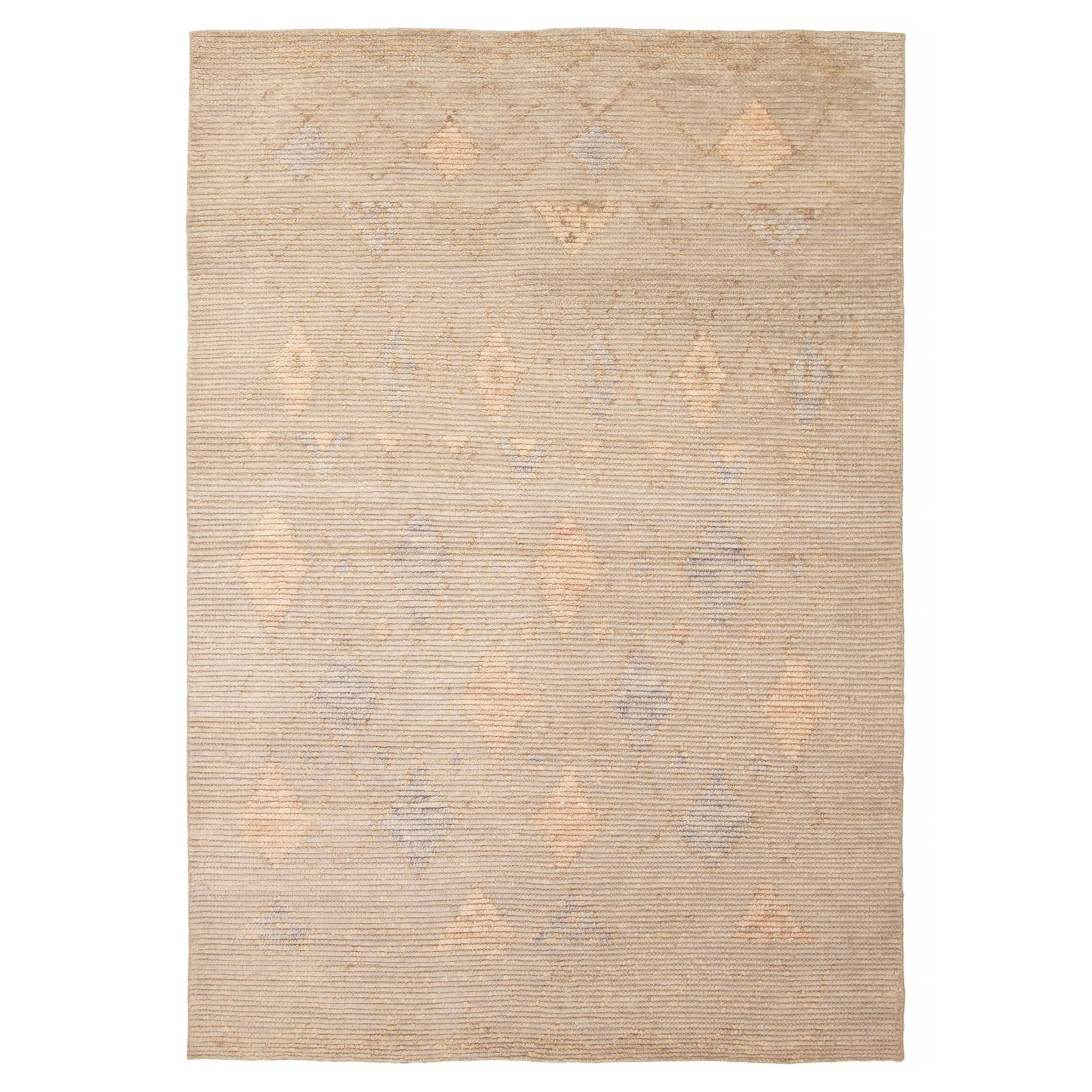 ECARPETGALLERY Hand-knotted Tangier Khaki Wool Rug - 5'1 x 7'10