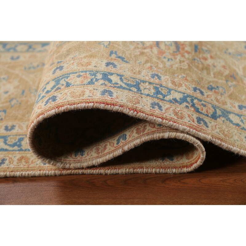 Floral Traditional Kashan Persian Wool Area Rug Handknotted 8'1" x