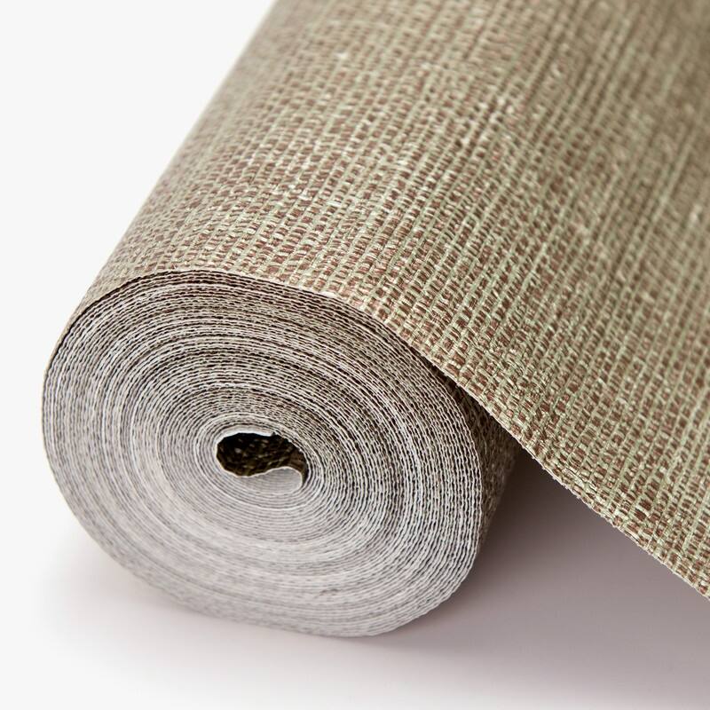 Warner Bohemian Bling Olive Basketweave Wallpaper