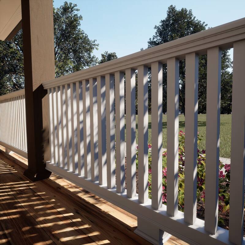 Endurathane 500 Series Square Baluster, Factory Primed Polyurethane