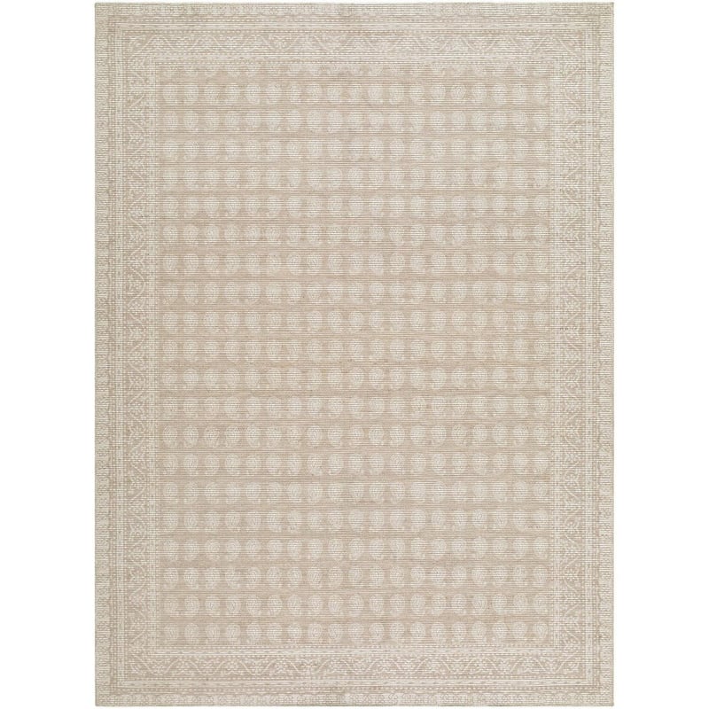 Nabela Noor Home x Livabliss Alo Traditional Area Rug - 2'7" x 7'10" - Oatmeal
