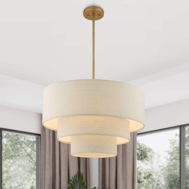 Livex Lighting 58894 Bellingham 4 Light 23" Wide Waterfall Chandelier