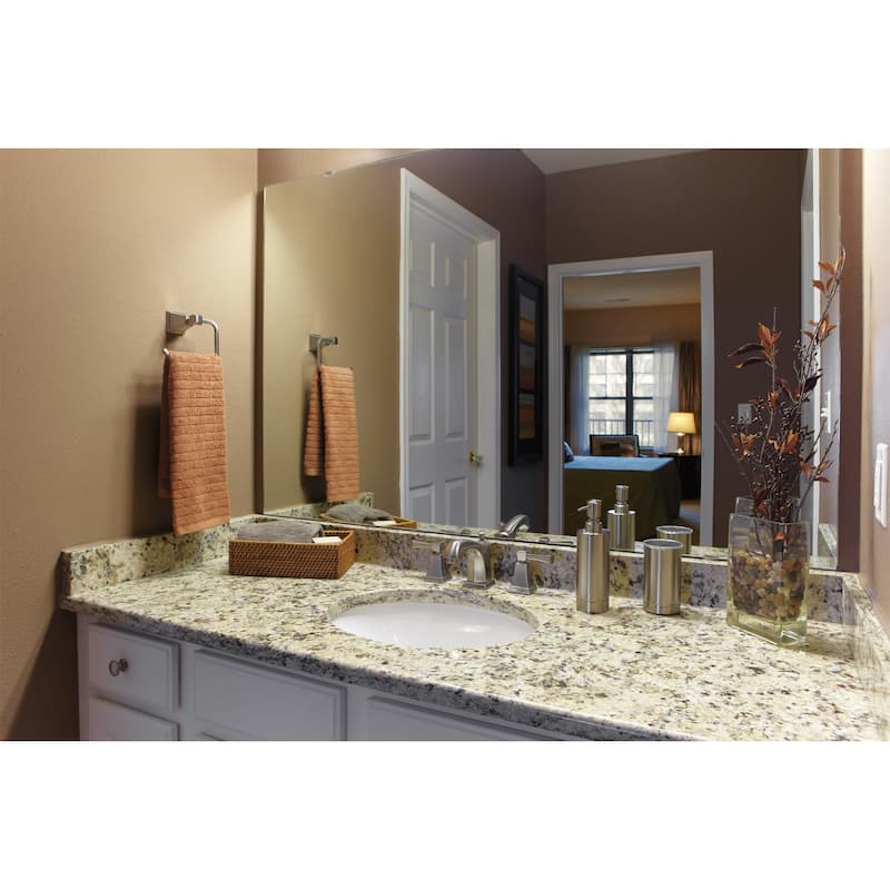 Design House Double Handle Widespread Bathroom Faucet with Metal Lever