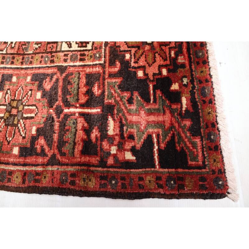 ECARPETGALLERY Hand-knotted Sarabi Dark Red Wool Rug - 8'2 x 11'9