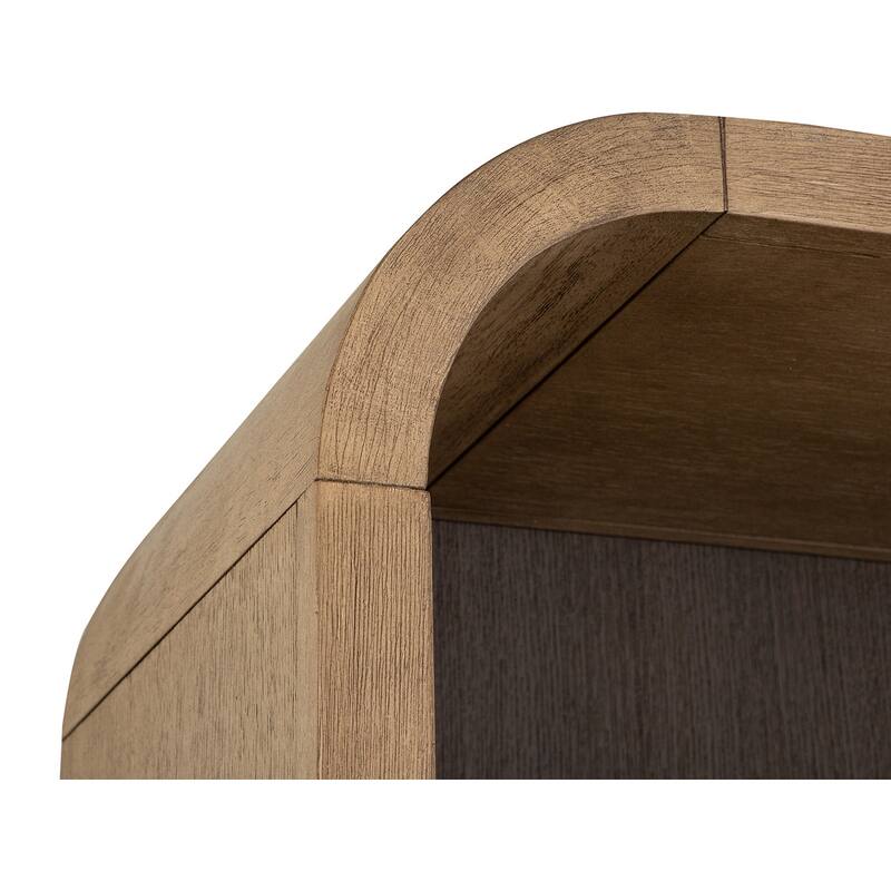 Magnussen Home Tristan Swiss Coffee Dining Cabinet - 42''W x 18''D x 80''H