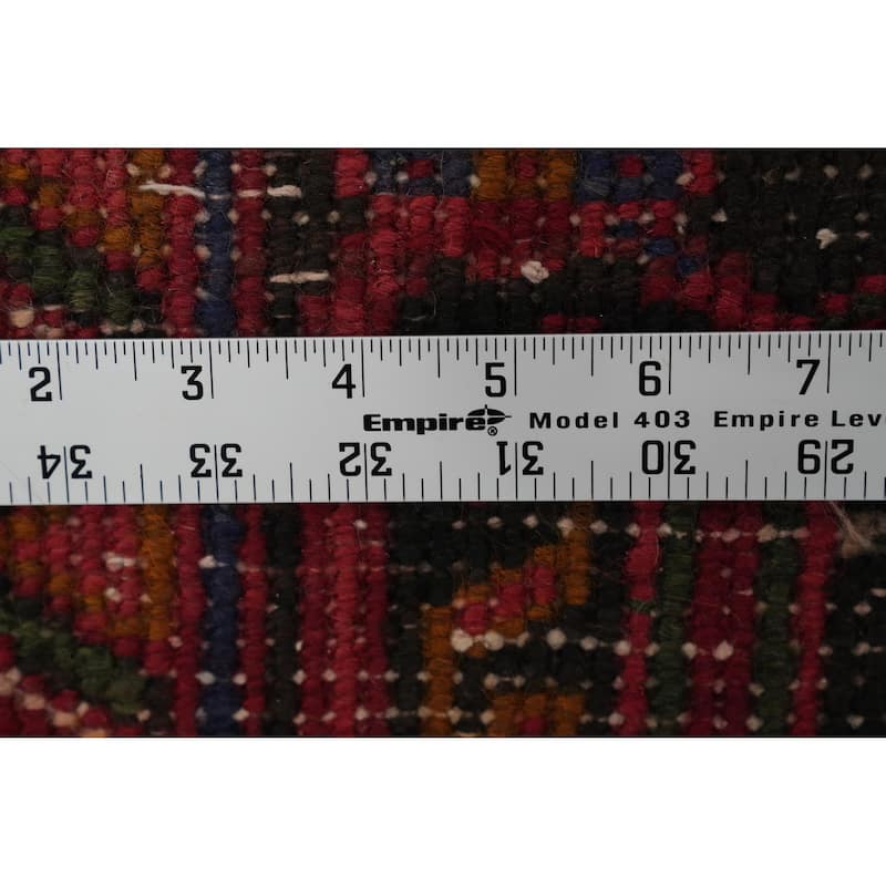 Hand Knotted Oriental 100% Wool Carpet Traditional Medallion Red Heriz Area Rug - 12' 9'' X 10' 4''