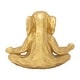 preview thumbnail 5 of 7, Sagebrook Home Serene Elephant Figurine - 8" x 4" x 6"