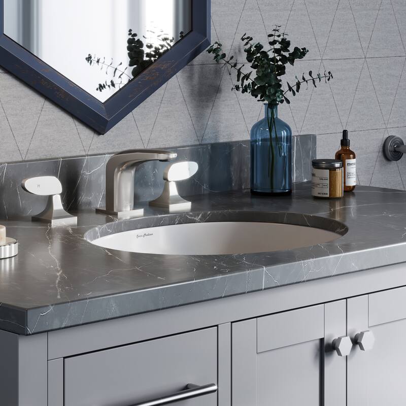Monaco 16.5" Oval Under-Mount Bathroom Sink