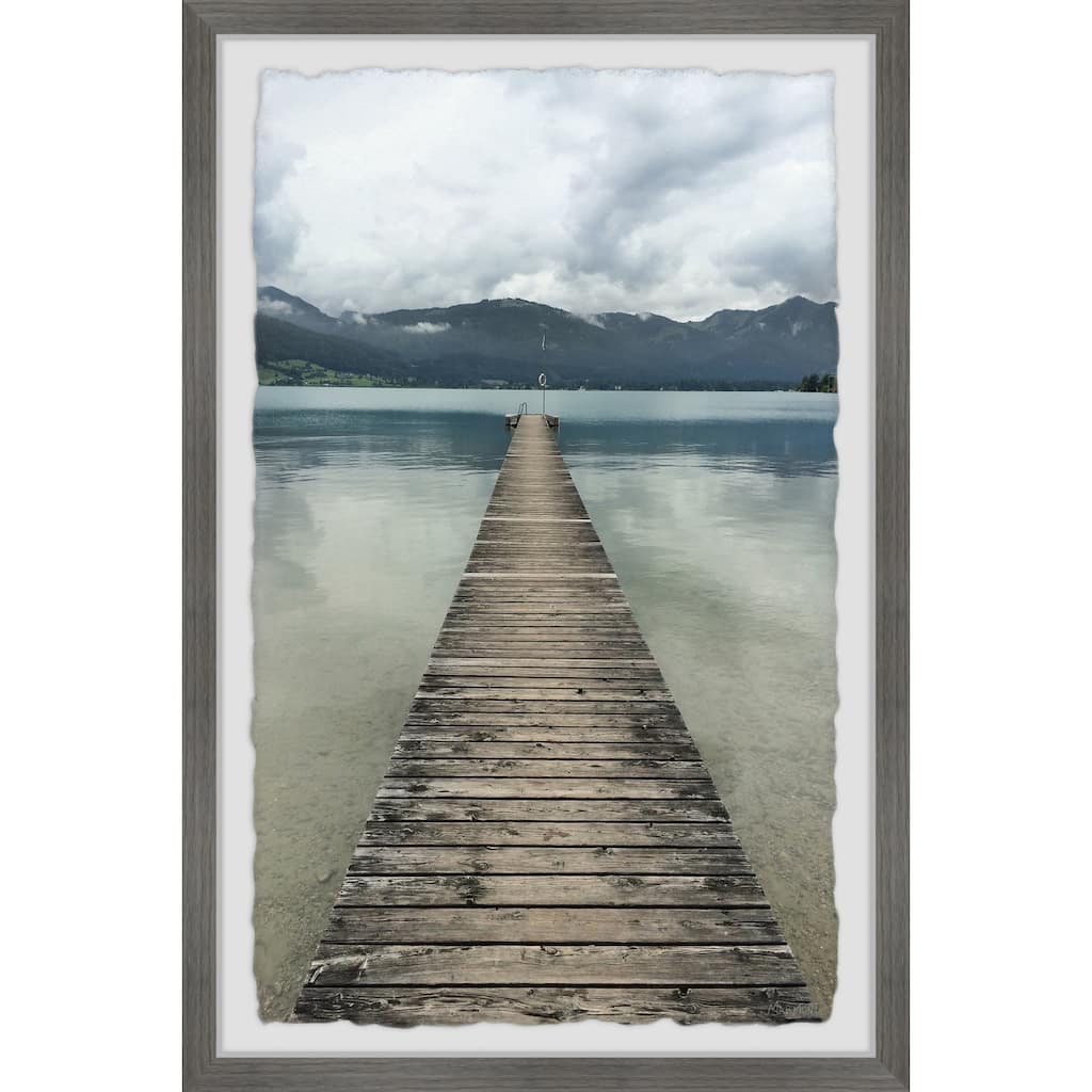Bridge Beyond Reach Framed Wall Art, Elegant Home Touch - Sophisticated Artwork for Refined Décor