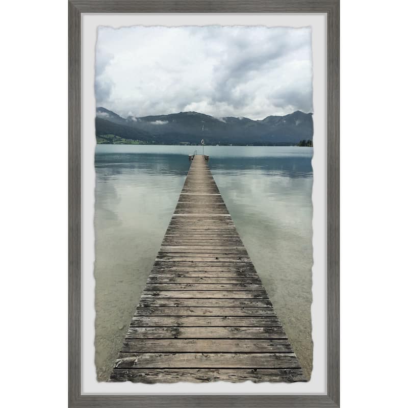 Bridge Beyond Reach Framed Wall Art, Elegant Home Touch - Sophisticated Artwork for Refined Décor