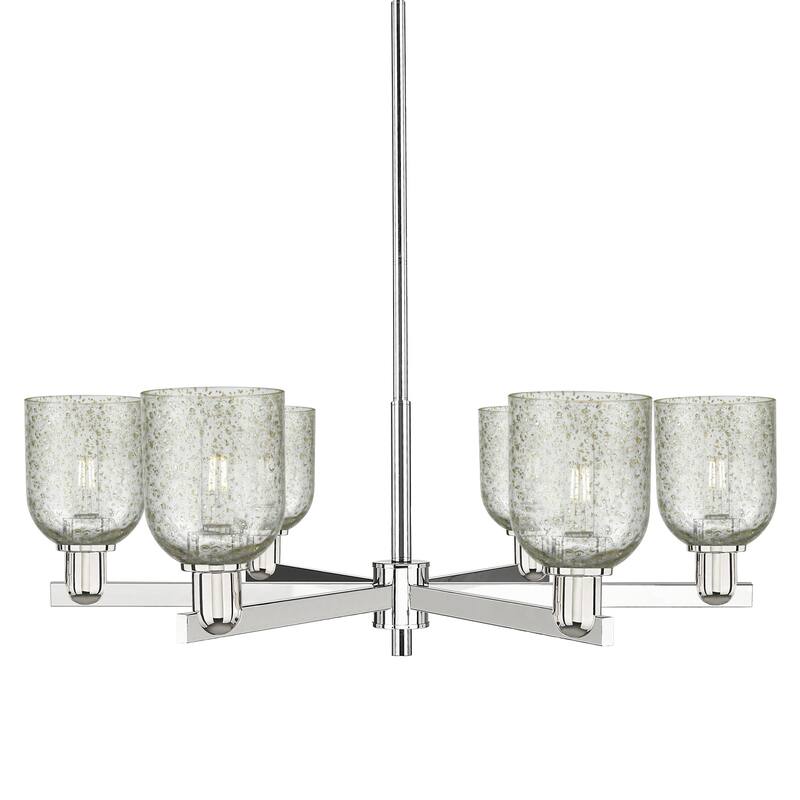 Innovations Lighting 716-6CR-11-35 Caledonia Chandelier Caledonia 6 - Polished Nickel / Mica