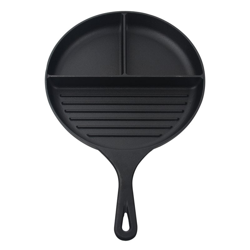 Jim Beam 10.25'' Pre Seasoned Cast Iron Skillet for Superioir Heat  Retention and Even Cooking - Bed Bath & Beyond - 22590484