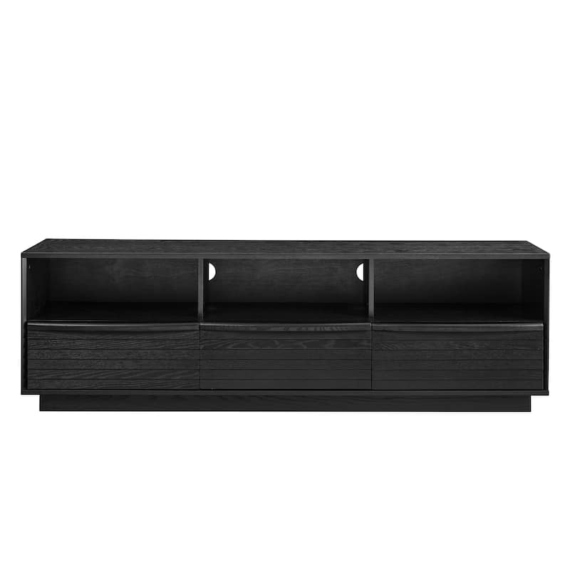 Mid-Century Modern TV Stand for TVs up to 75", Living Room Entertainment Cabinet Media Console Table with Drawers