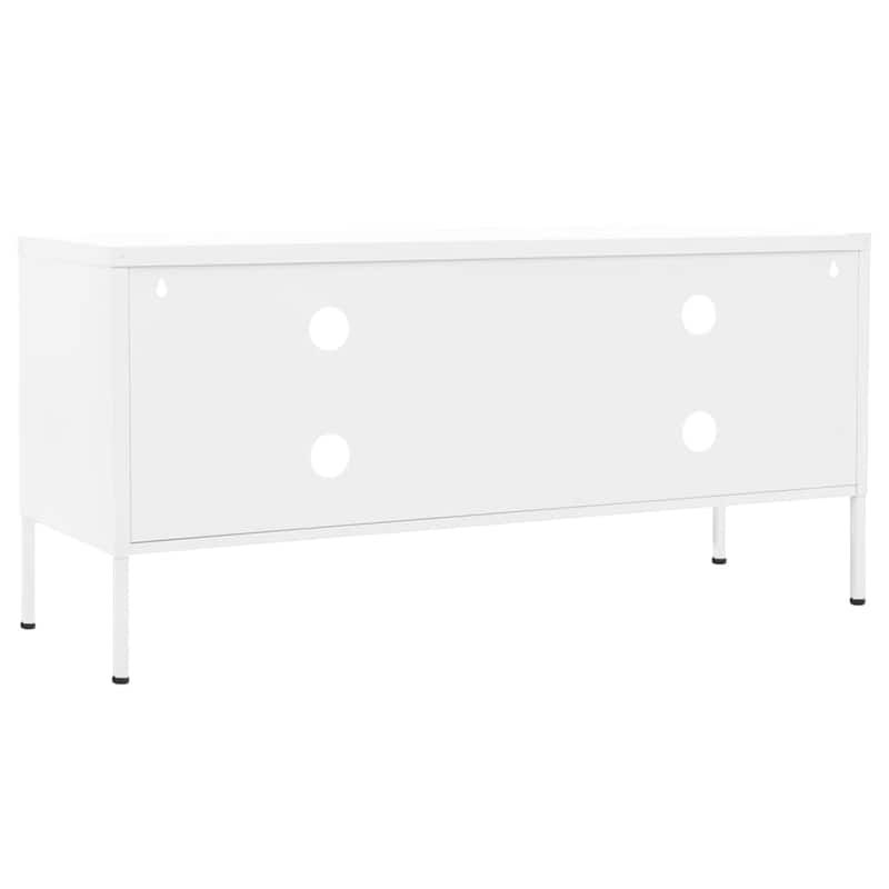 vidaXL TV Stand TV Unit Sideboard Home TV Console Media Unit Cupboard Steel - 41.3"x13.8"x19.7"