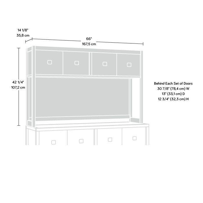 Cannery Bridge Hutch - 66" Wide
