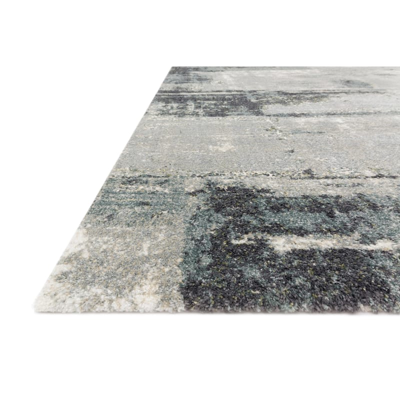 Alexander Home Glacier Cliff Abstract Modern & Contemporary Rug