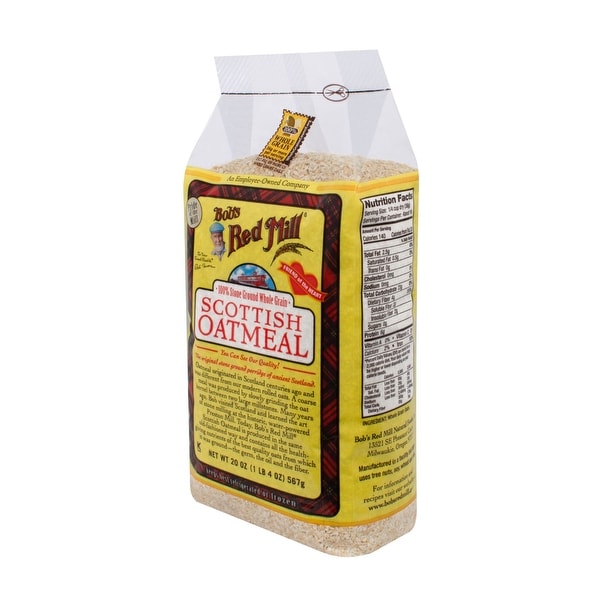 Bob's Red Mill Scottish Oatmeal - 20 oz - Case of 4