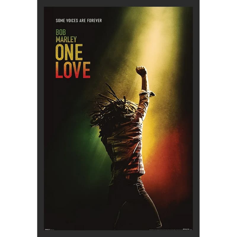 Bob Marley One Love Poster Framed Art Poster - 24 x 36 Inch