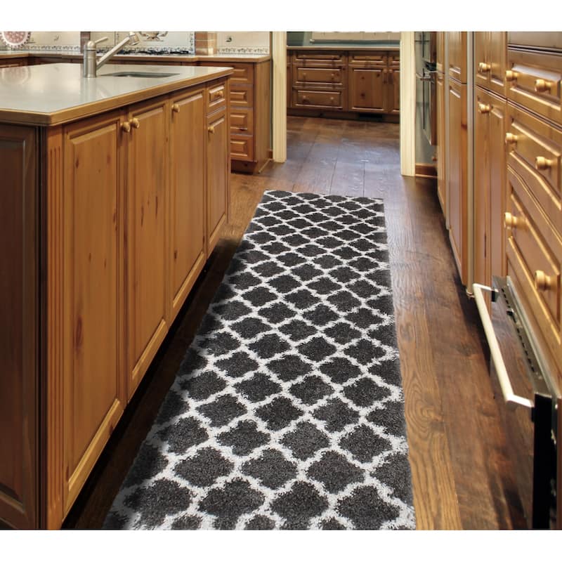 Noori Rug Lux Ava Trellis 2-Inch Shag Rug