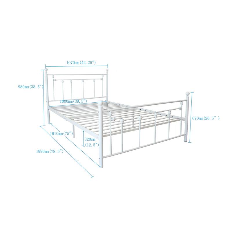 Metal Platform Bed Frame