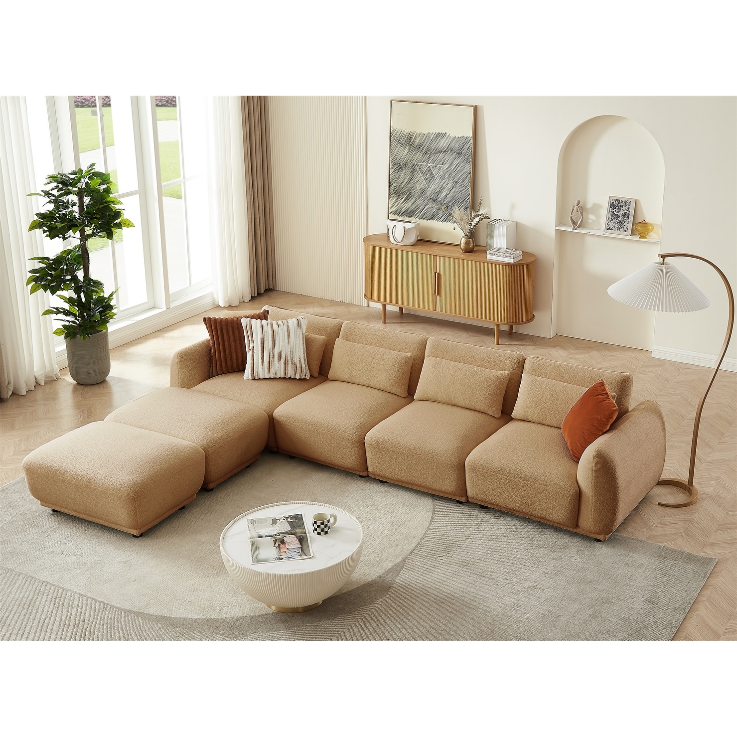 Cozy modular sofa deals