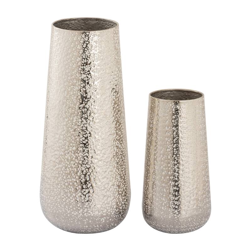 Elk Home Willa Silver Finish Metal 9 Inch Wide Vase