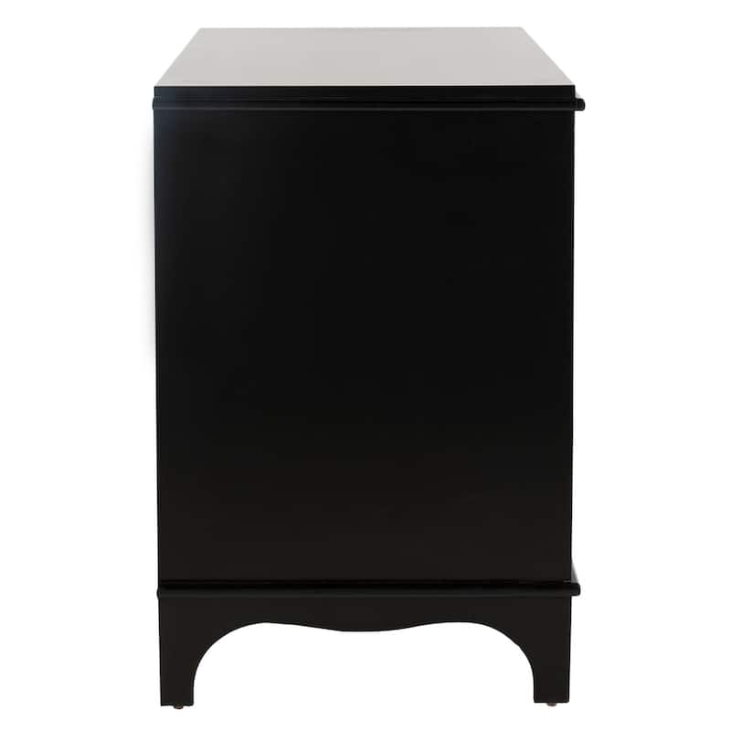SAFAVIEH Karyn Nightstand - Black / Brass