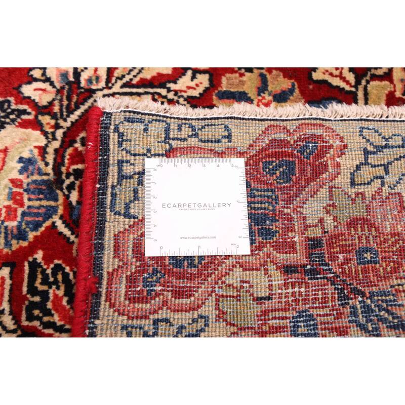 ECARPETGALLERY Hand-knotted Kayseri Red Wool Rug - 6'1 x 8'10