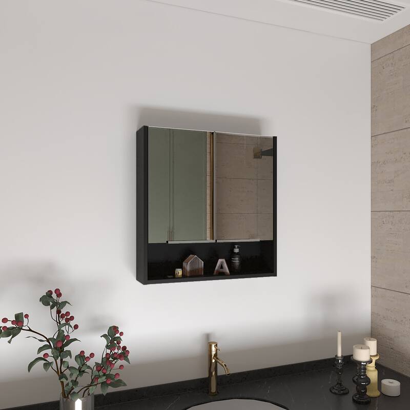Rectangle Medicine Cabinet with Mirror