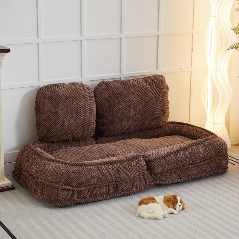 Human Dog Bed ,Lazy Sofa Couch ,5 Adjustable Position,sit,sleep,fold,suit to put in bedroom, living room ,Space Saving Design