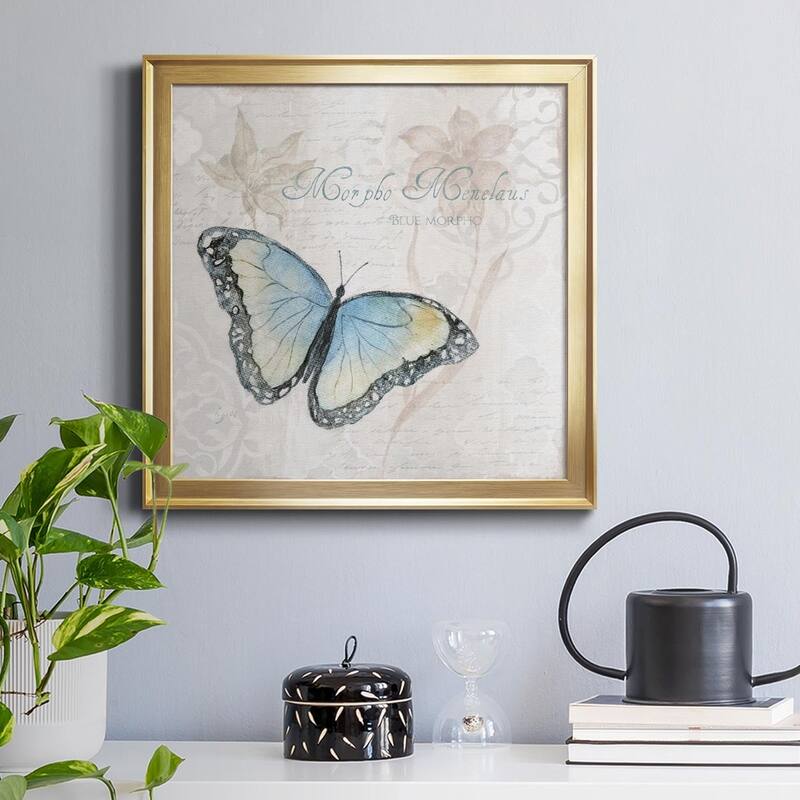 Postcard Butterfly III-Premium Framed Canvas - Ready to Hang