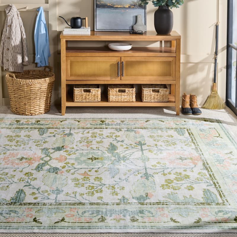 Martha Stewart Livioara Machine Washable & Slip Resistant Rug