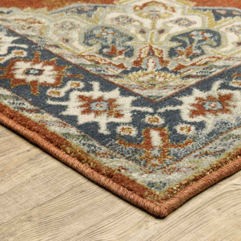 Style Haven Bassel Center Medallion Indoor Area Rug