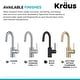 preview thumbnail 41 of 124, Kraus Oletto Single Handle 1-Hole Kitchen Bar Faucet