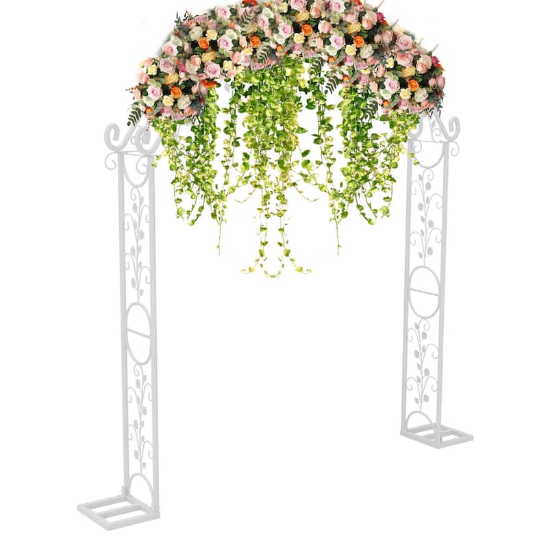 Metal Wedding Garden Arch Trellis Heavy Duty Backdrop Arch Frame Stand