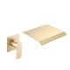 preview thumbnail 14 of 12, Waterfall Wall Mounted Bathroom Sink Faucet Single Handle Tub Faucet 2 Holes Modern Basin Vanity Taps With Valve