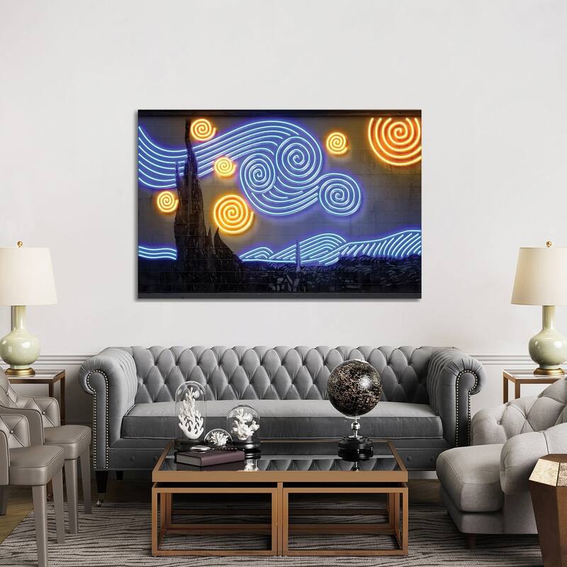 iCanvas "Starry Night" by Octavian Mielu Canvas Print