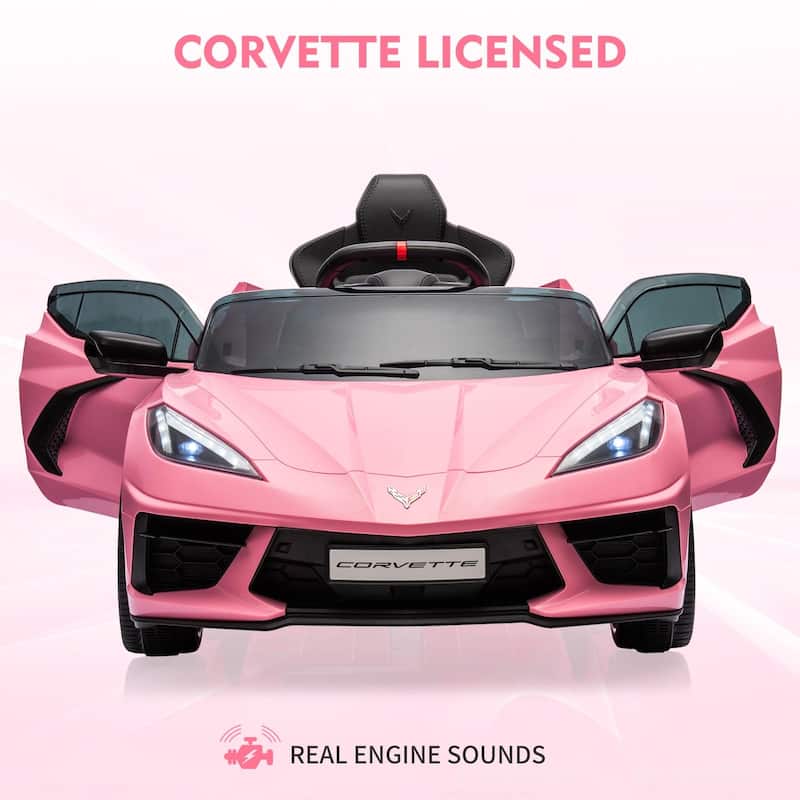 12V Kids Ride on Car Licensed Corvette