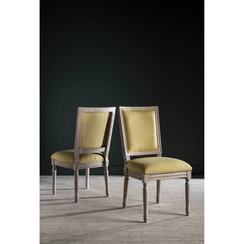 SAFAVIEH Sharen Rectangular Dining Chair (Set of 2). - 20"W x 24"D x 38"H