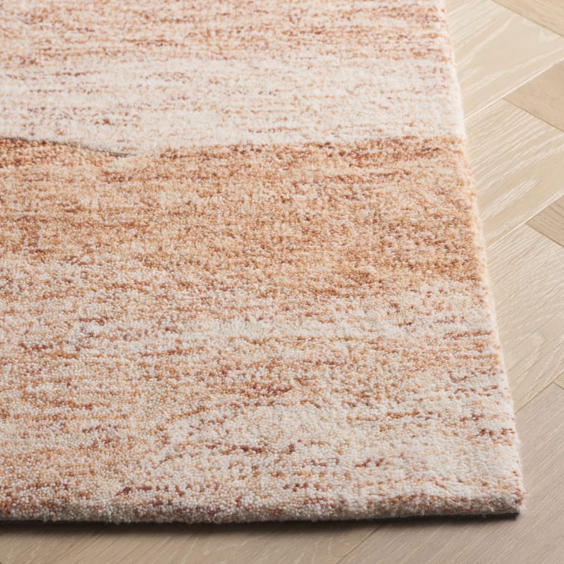 SAFAVIEH Handmade Ebony Barteldina Modern & Contemporary Wool Rug