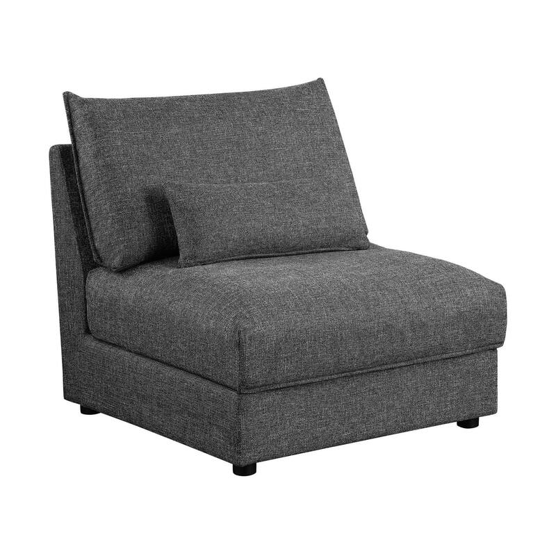 Tomasina Barely Black Upholstered 3-Piece Sofa